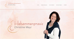 Desktop Screenshot of hebammenpraxis-hdh.de